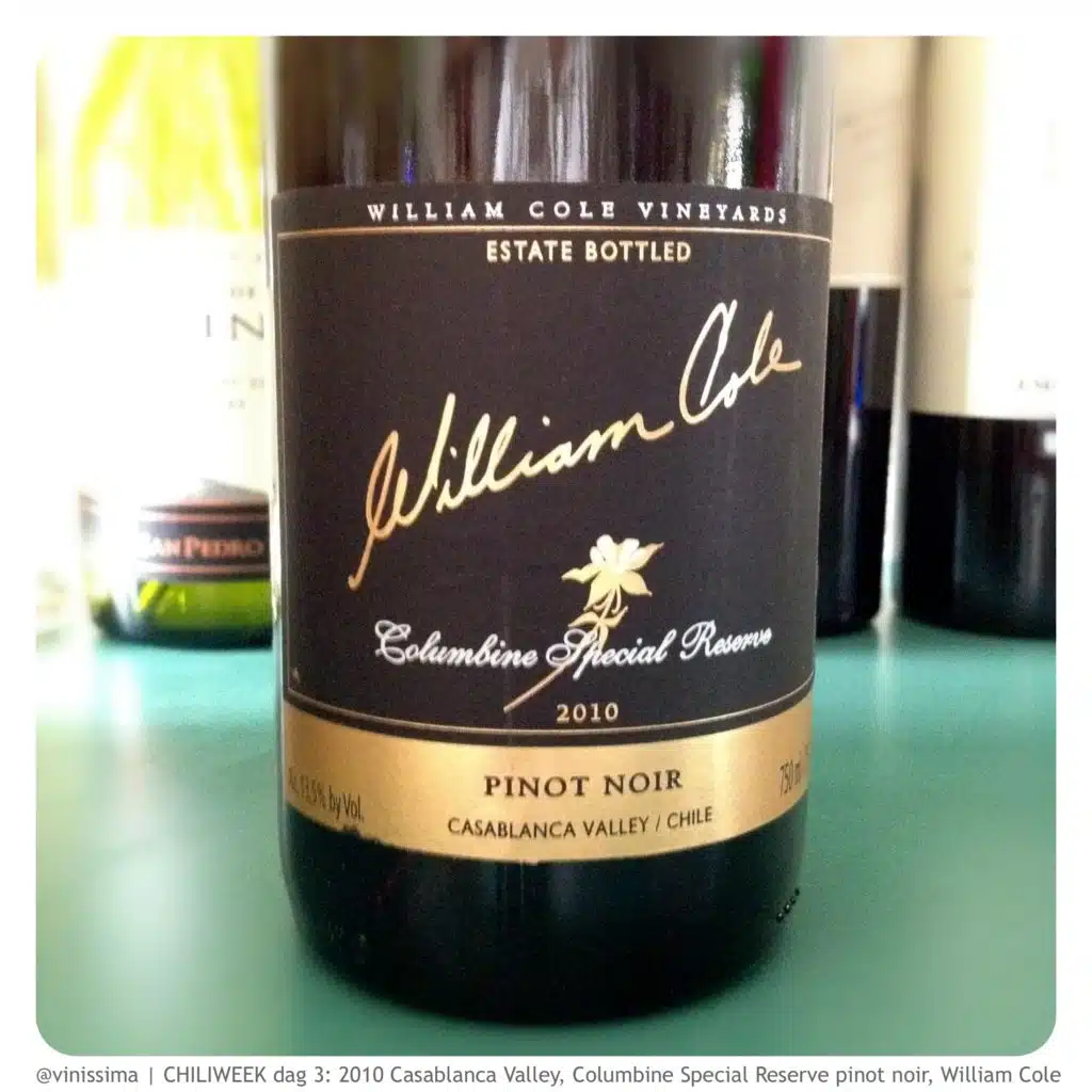 IMG_9098 William Cole pinot noir eitiket