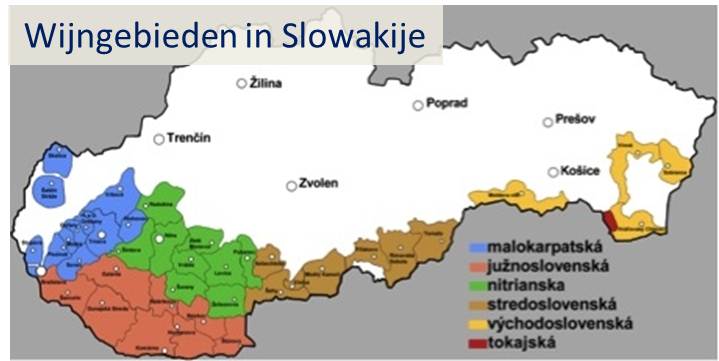 wijngebieden in Slowakije