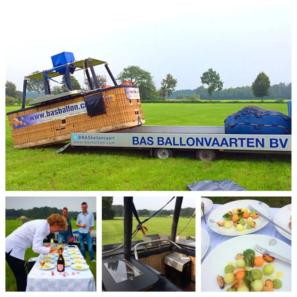Voorbereidingen voor het CuliAir-diner