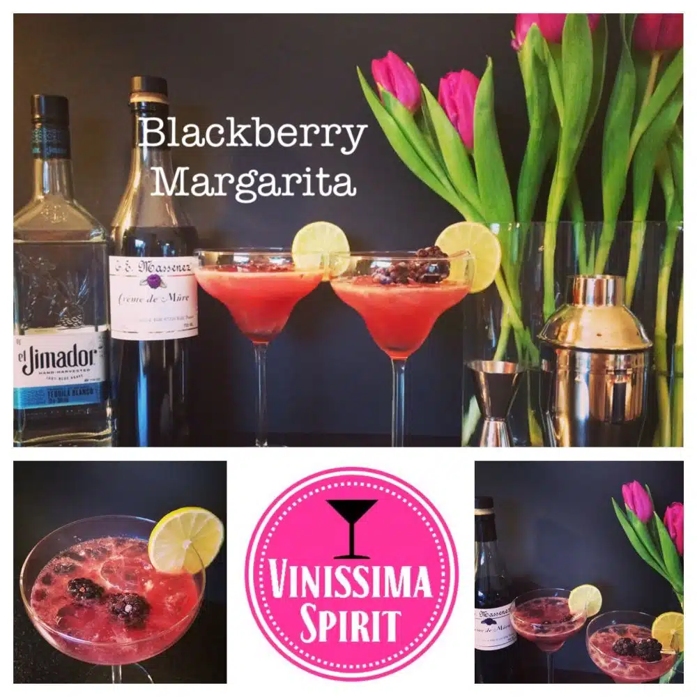 Blackberry Margarita met tequila en crème de mûre