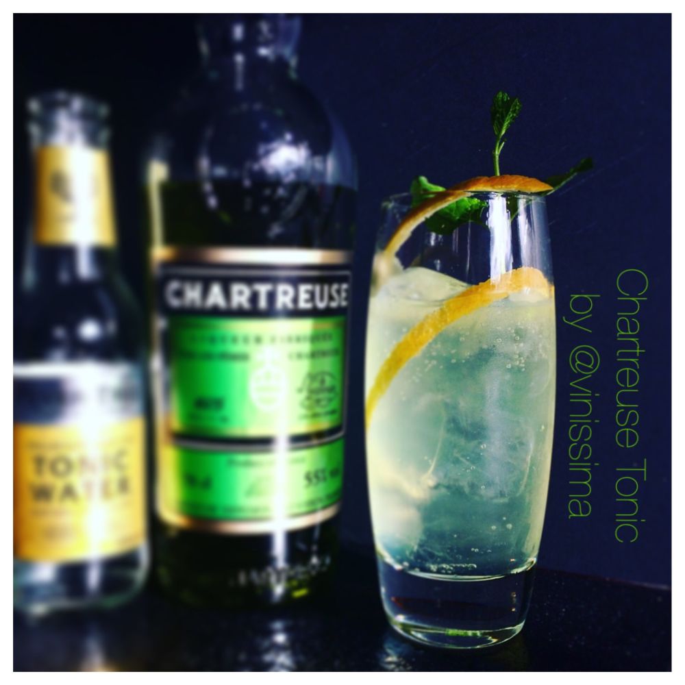 Cocktail Chartreuse Tonic