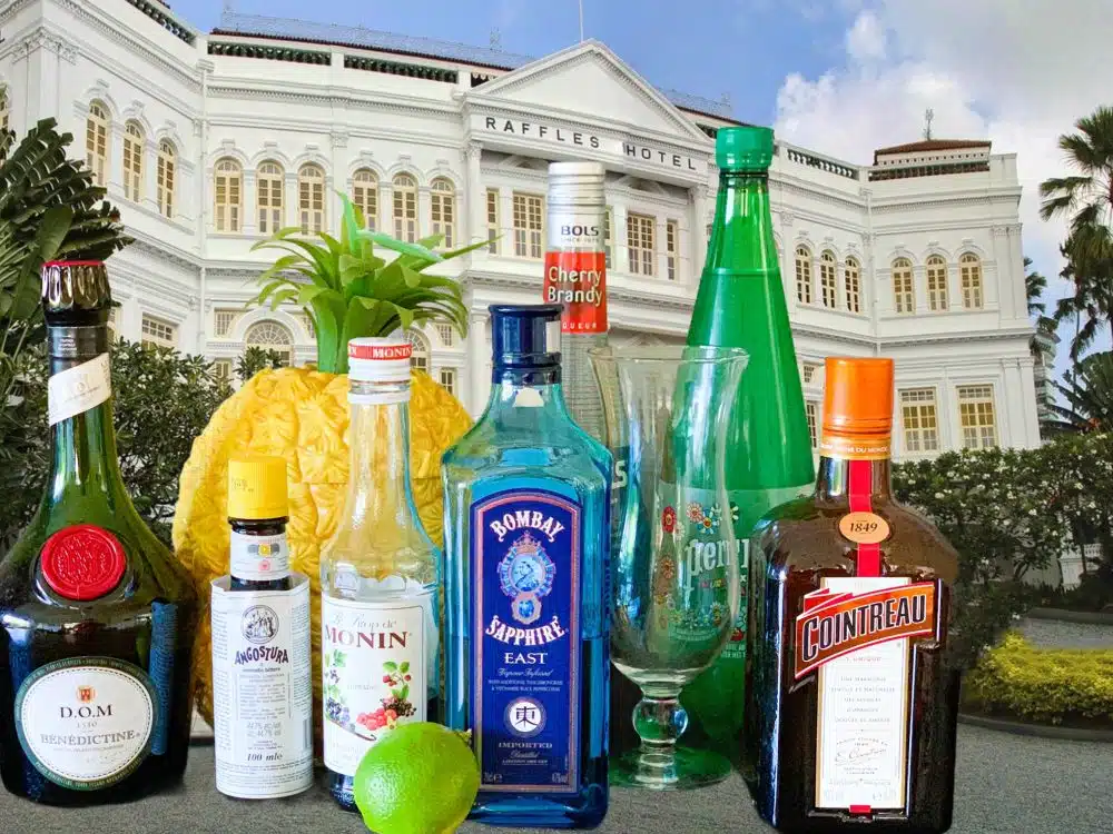 Ingrediënten Singapore Sling – The Raffles Hotel Ingrediënten Singapore Sling - The Raffles Hotel