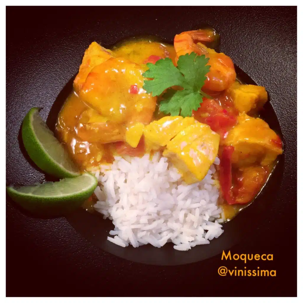 Moqueca de peixe e camarão