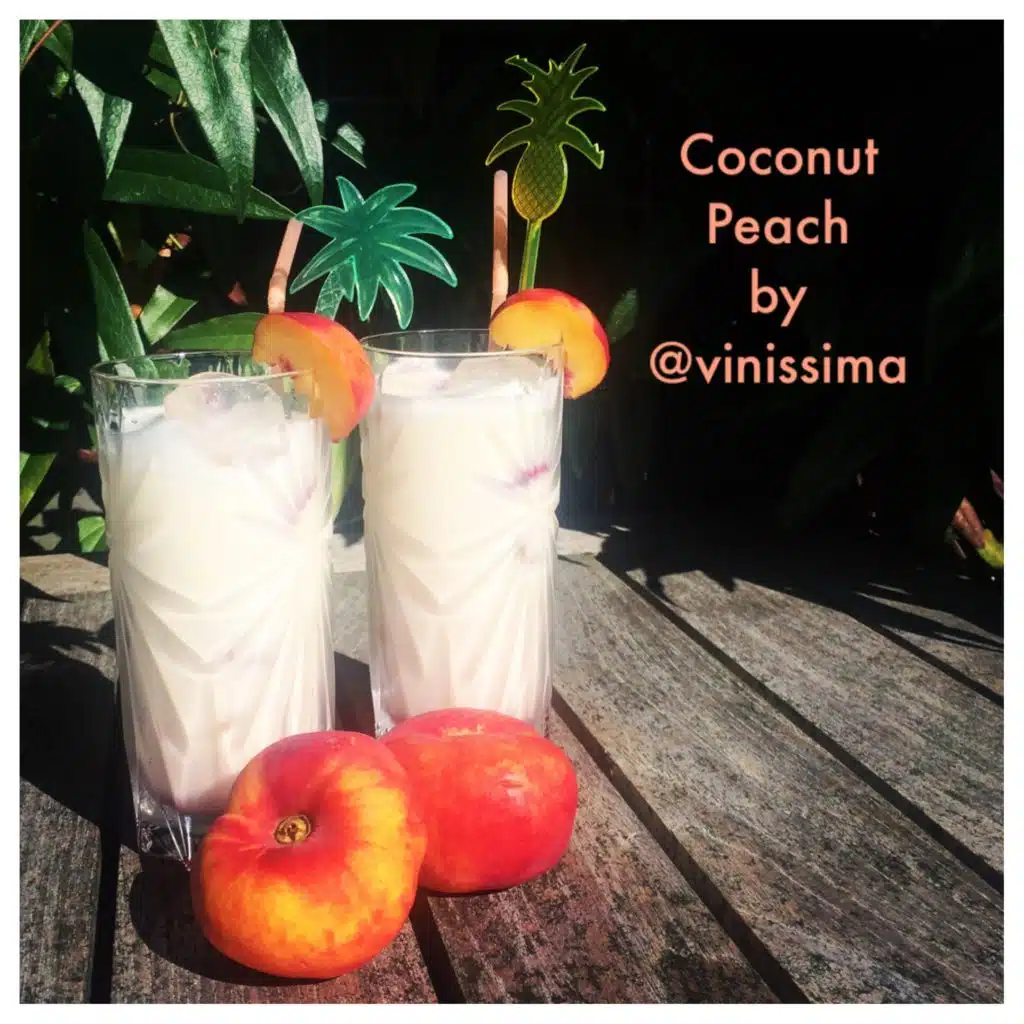 cocktail Coconut Peach