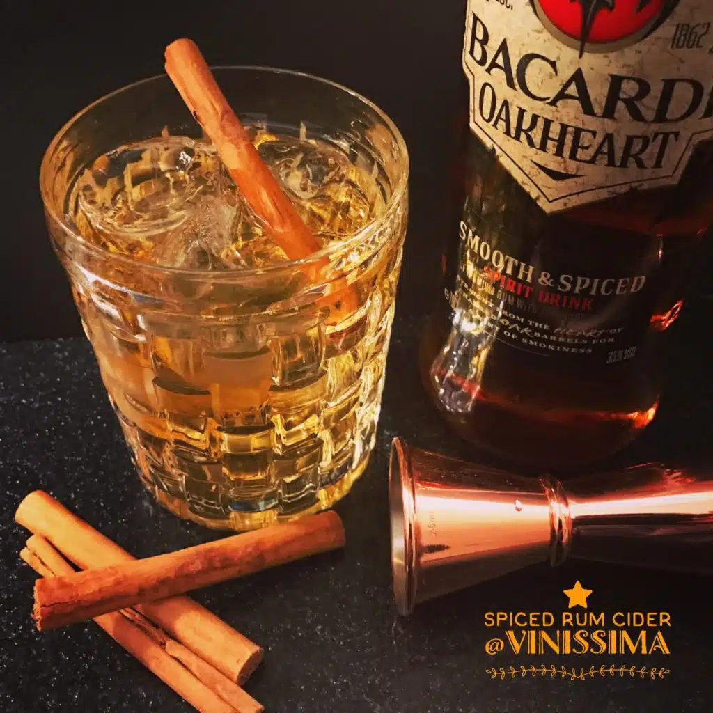 cocktail Spiced rum cider