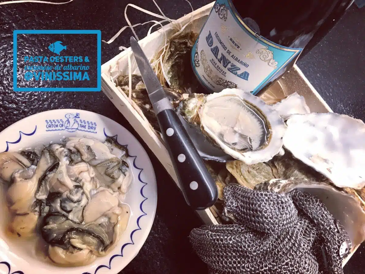 pasta met oesters