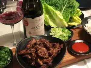 21 Gables pinotage bij bulgogi 21 Gables pinotage bij bulgogi