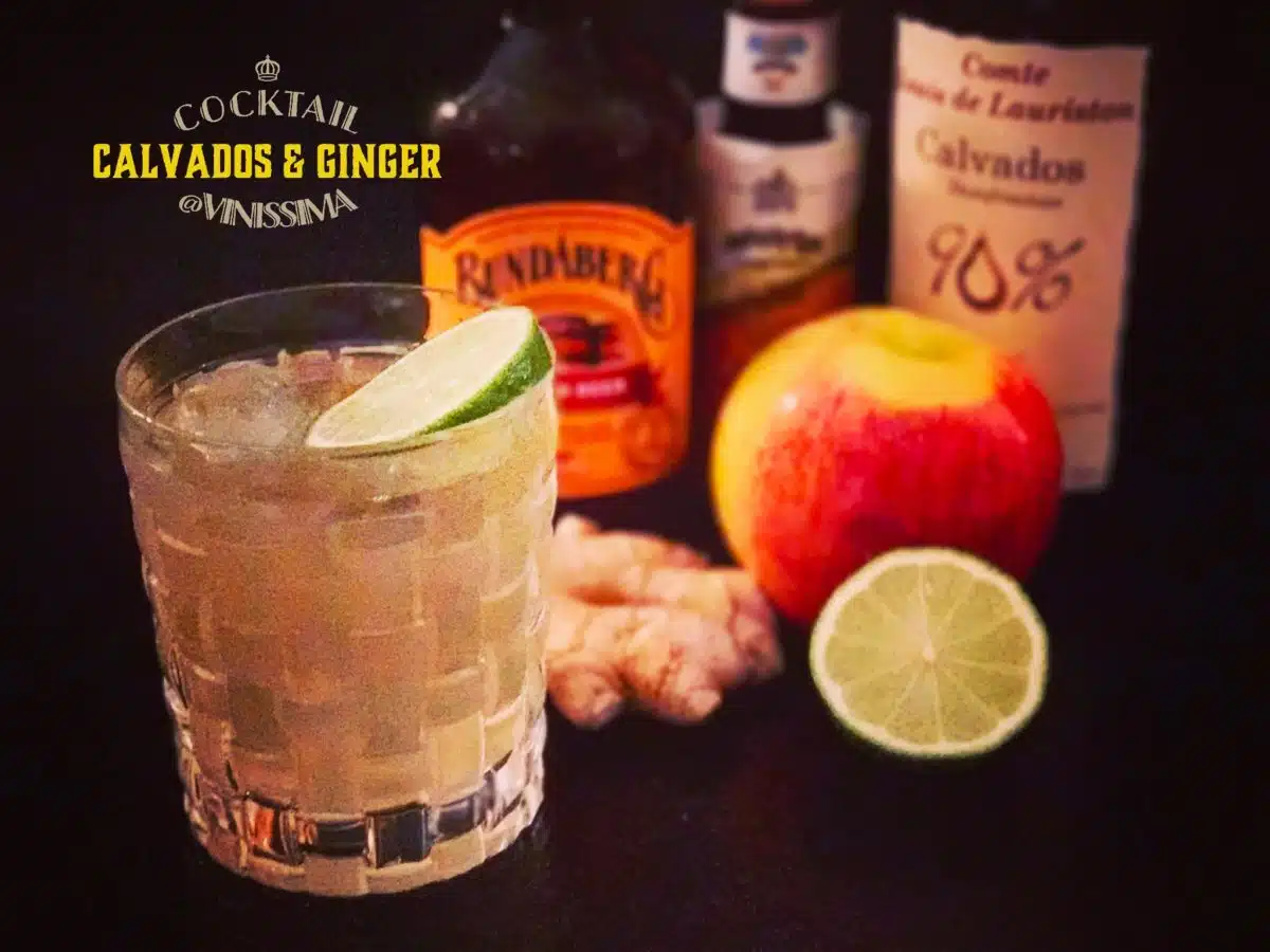 cocktail calvados & ginger