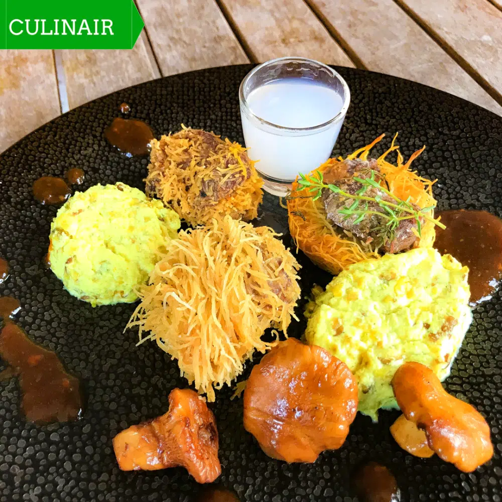 bavette in kataifi-deeg
