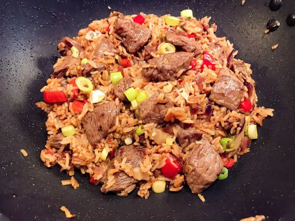 Koreaanse beef met spicy kimchi Koreaanse beef met spicy kimchi