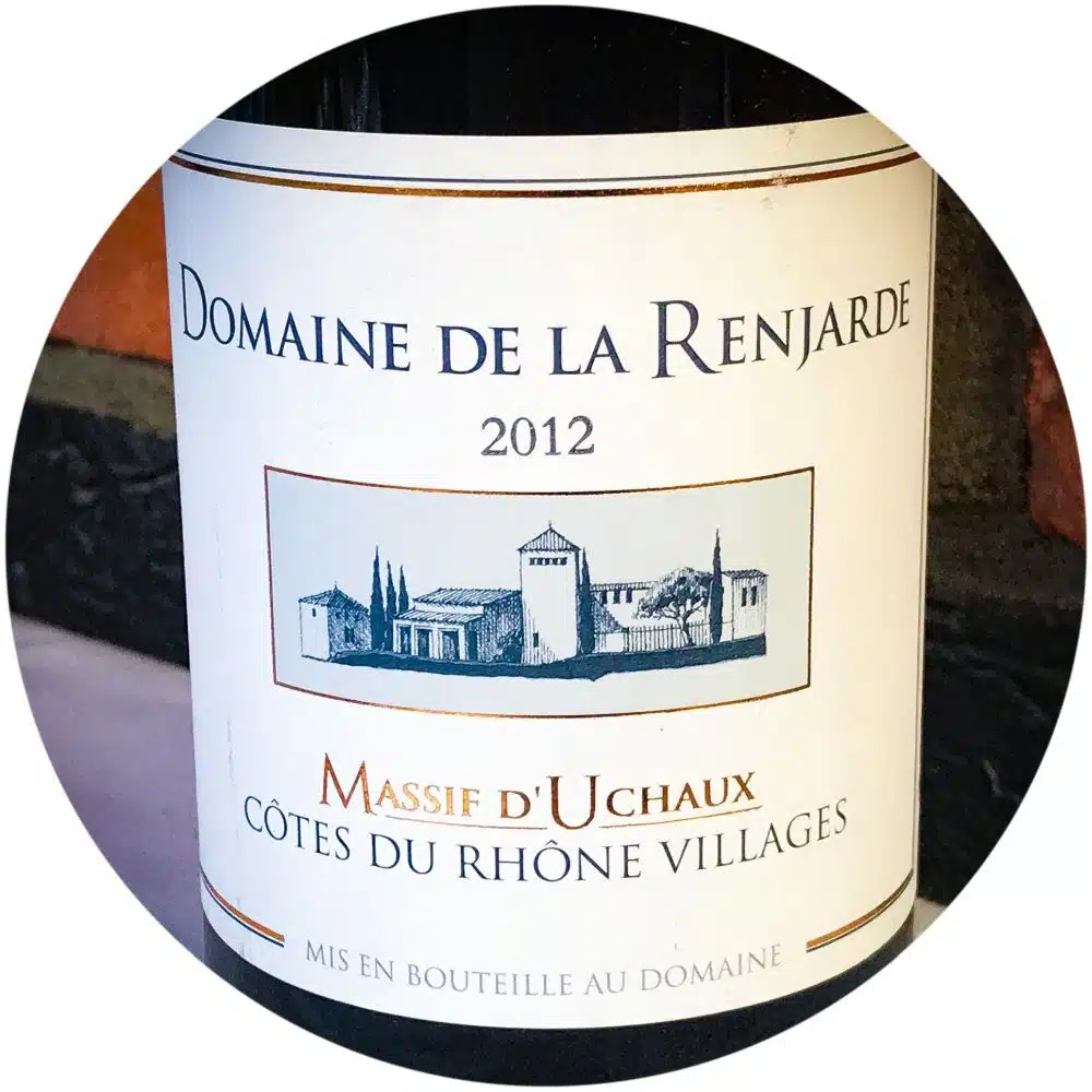 Domaine de la Renjarde 2012 Domaine de la Renjarde 2012