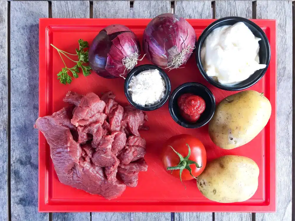ingrediënten Boeuf Stroganoff ingrediënten Boeuf Stroganoff