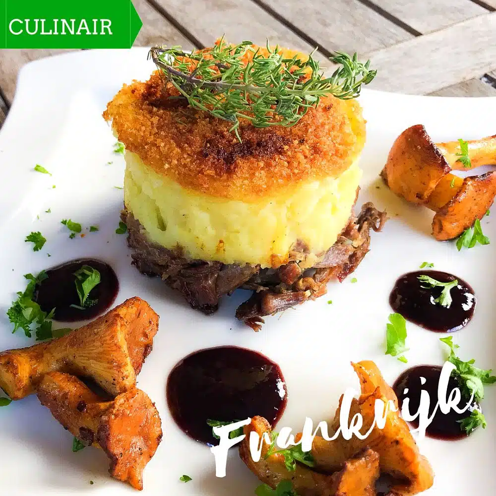 Parmentier de confit de canard