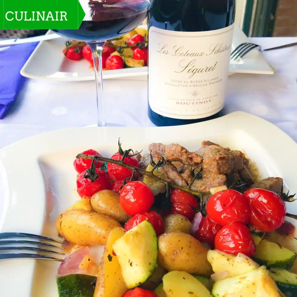 Ovenschotel met courgette, tomaat en aardappel