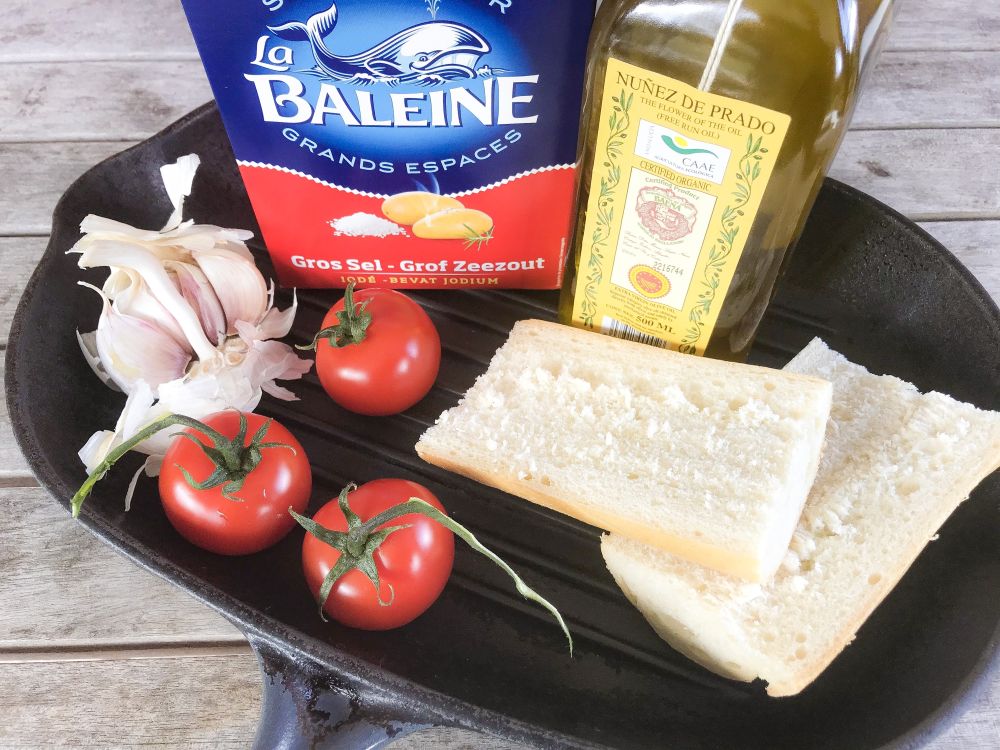 ingrediënten pan con tomate
