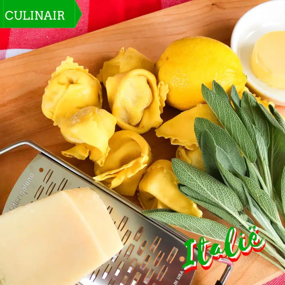 tortelloni met boter en salie