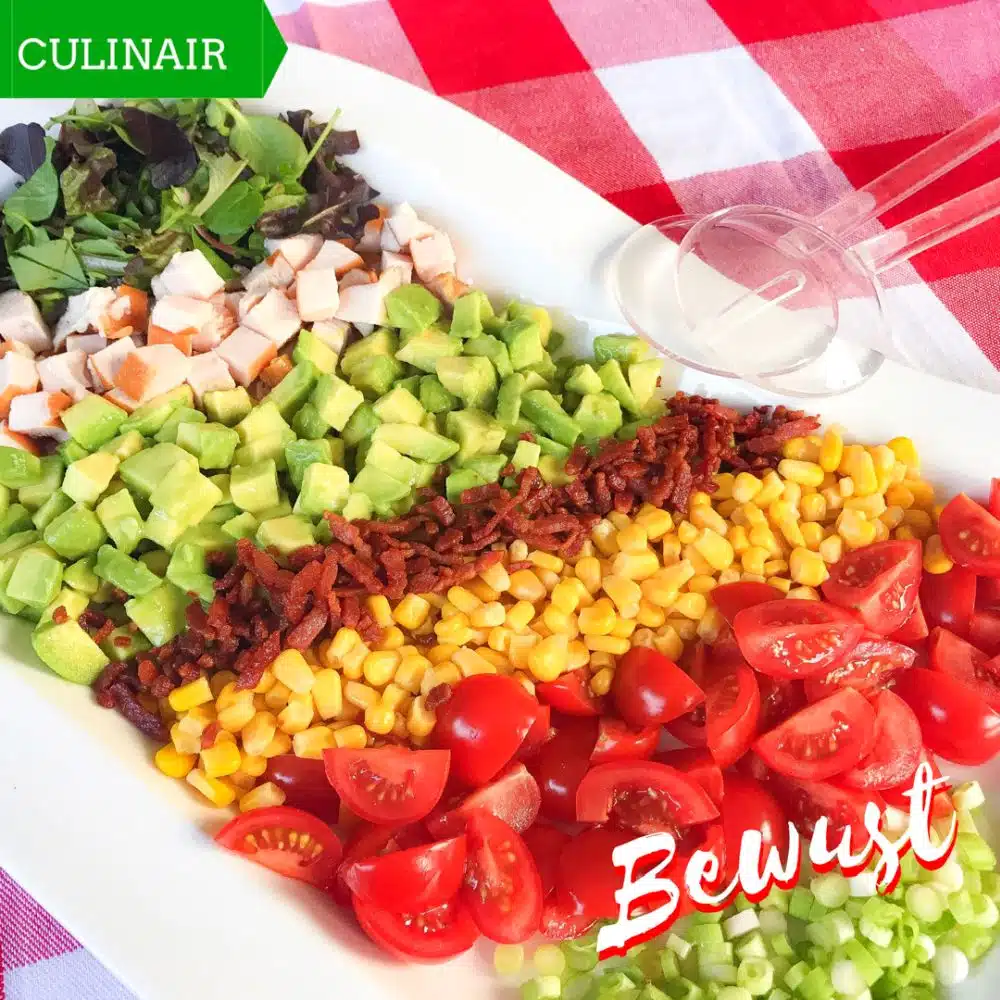 Low Carb salade gerookte kip