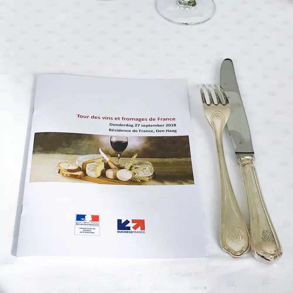 Tour des vins et fromages de France bij de Franse ambassade