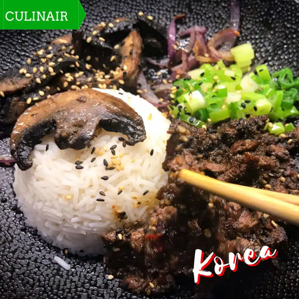 supersnelle Koreaanse bulgogi bowl met bavette