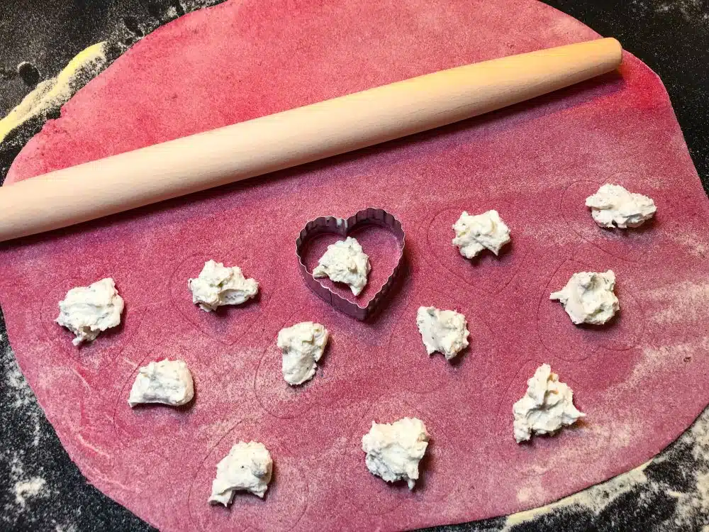 4 rode bietendeeg vullen