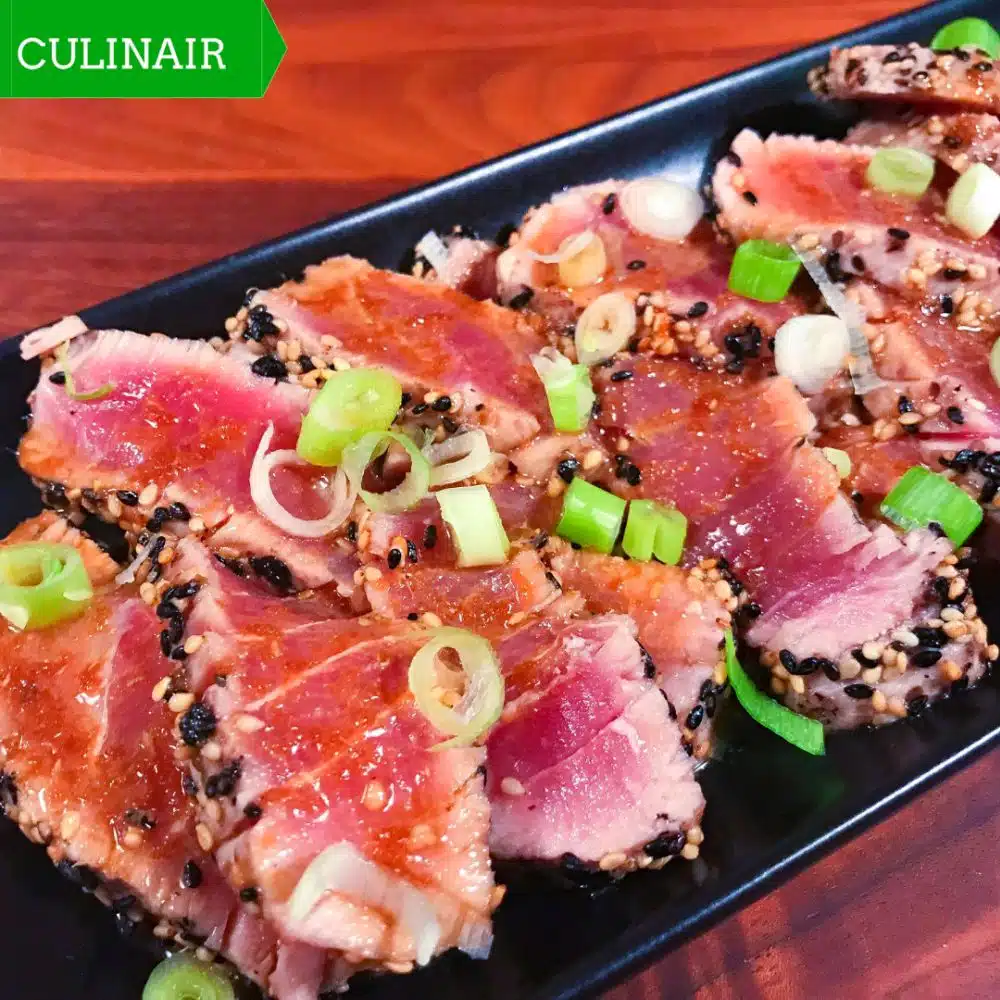 tonijntataki met gember-yuzudressing