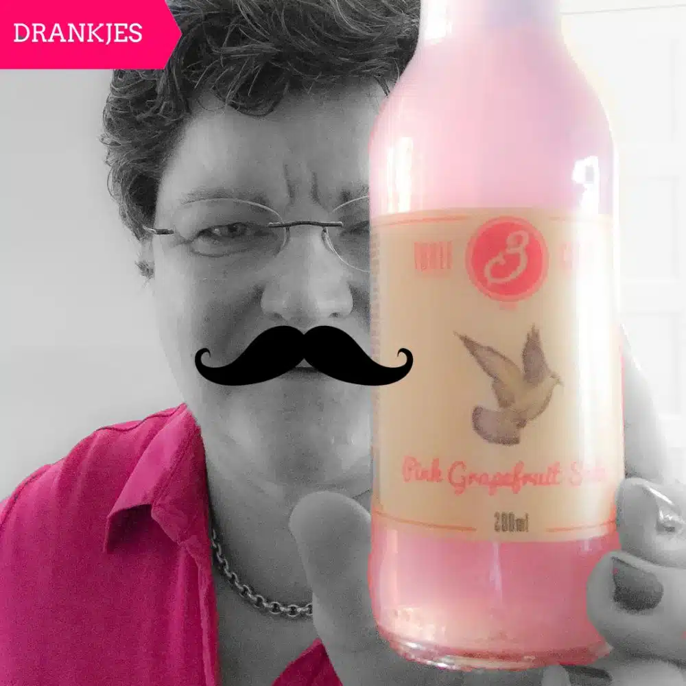 hree Cents Pink Grapefruit soda