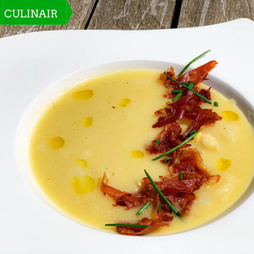 Spaanse aspergesoep met serranoham