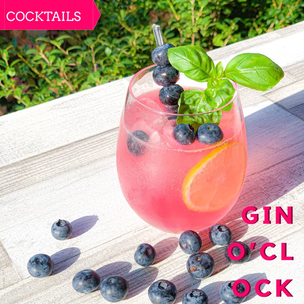 Gin O'Clock - Blueberry Basil Gin Tonic