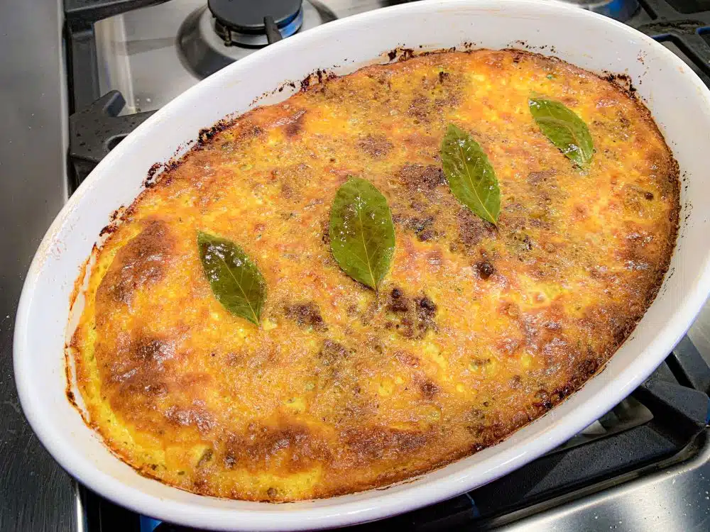 Zuid-Afrikaanse ovenschotel bobotie
