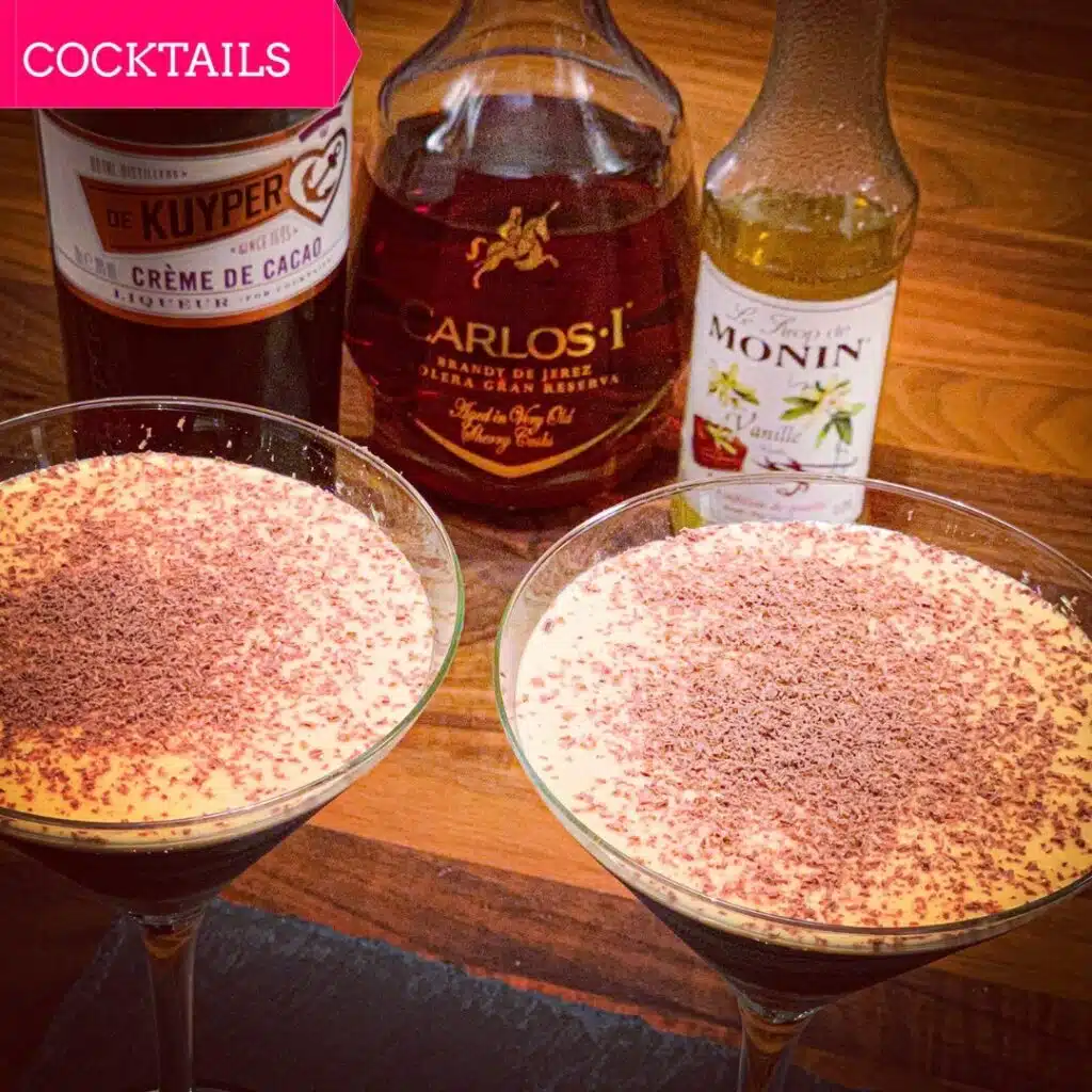After dinner cocktail Espresso Brandy