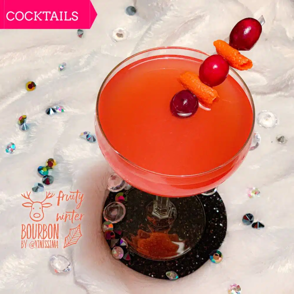 Wintercocktail - Fruity Winter Bourbon
