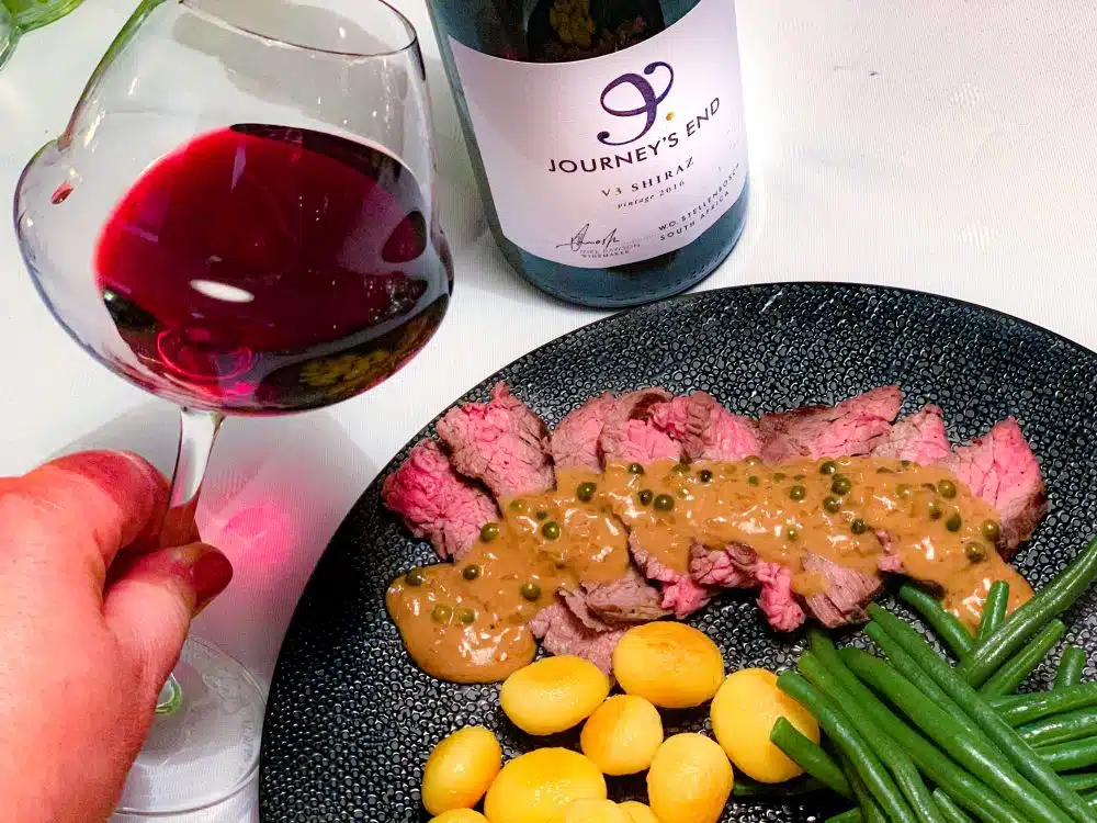 2016 Stellenbosch, V3 shiraz, Journey's End