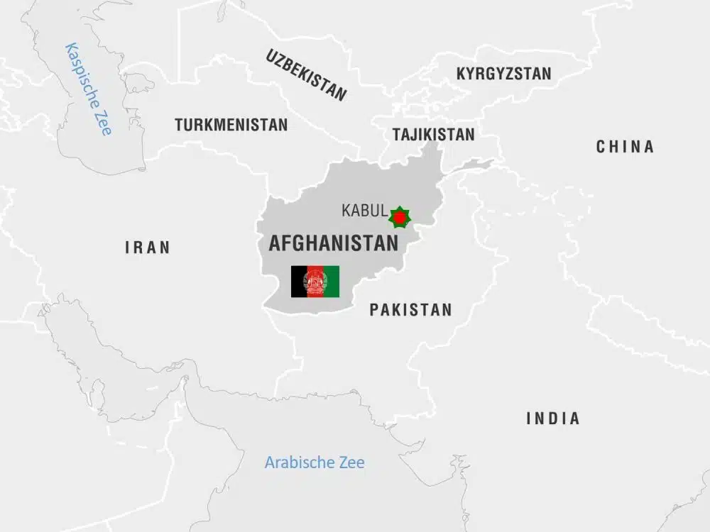 Kaart Afghanistan Kaart Afghanistan