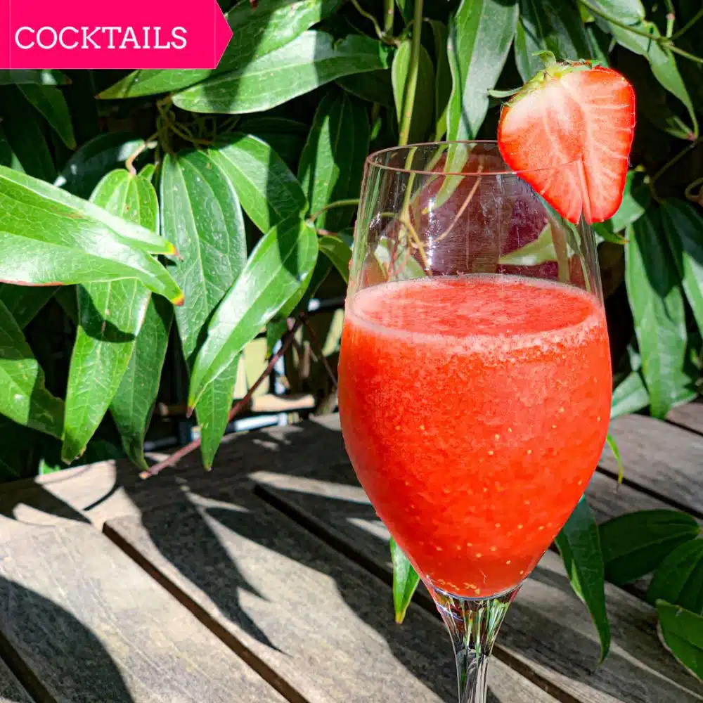 Rossini met aardbeien en prosecco