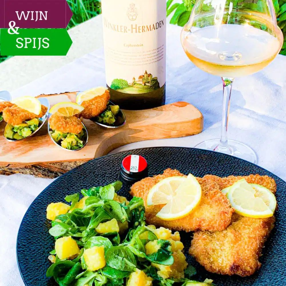 Wiener Schnitzel met Oostenrijkse aardappelsalade