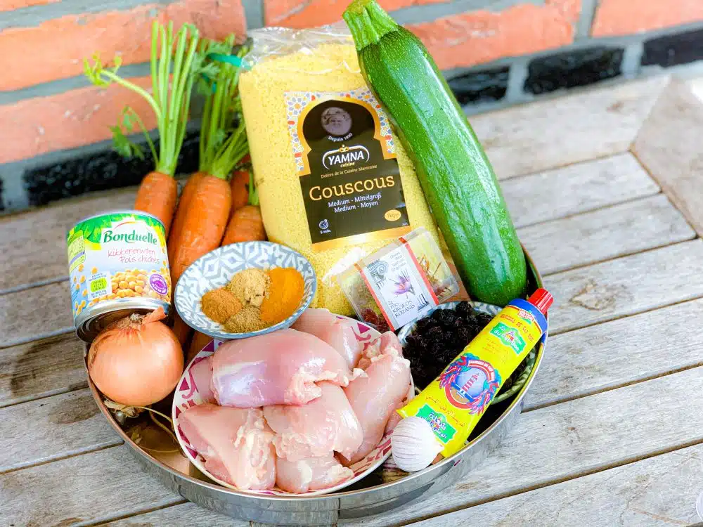 ingrediënten Algerijnse couscous