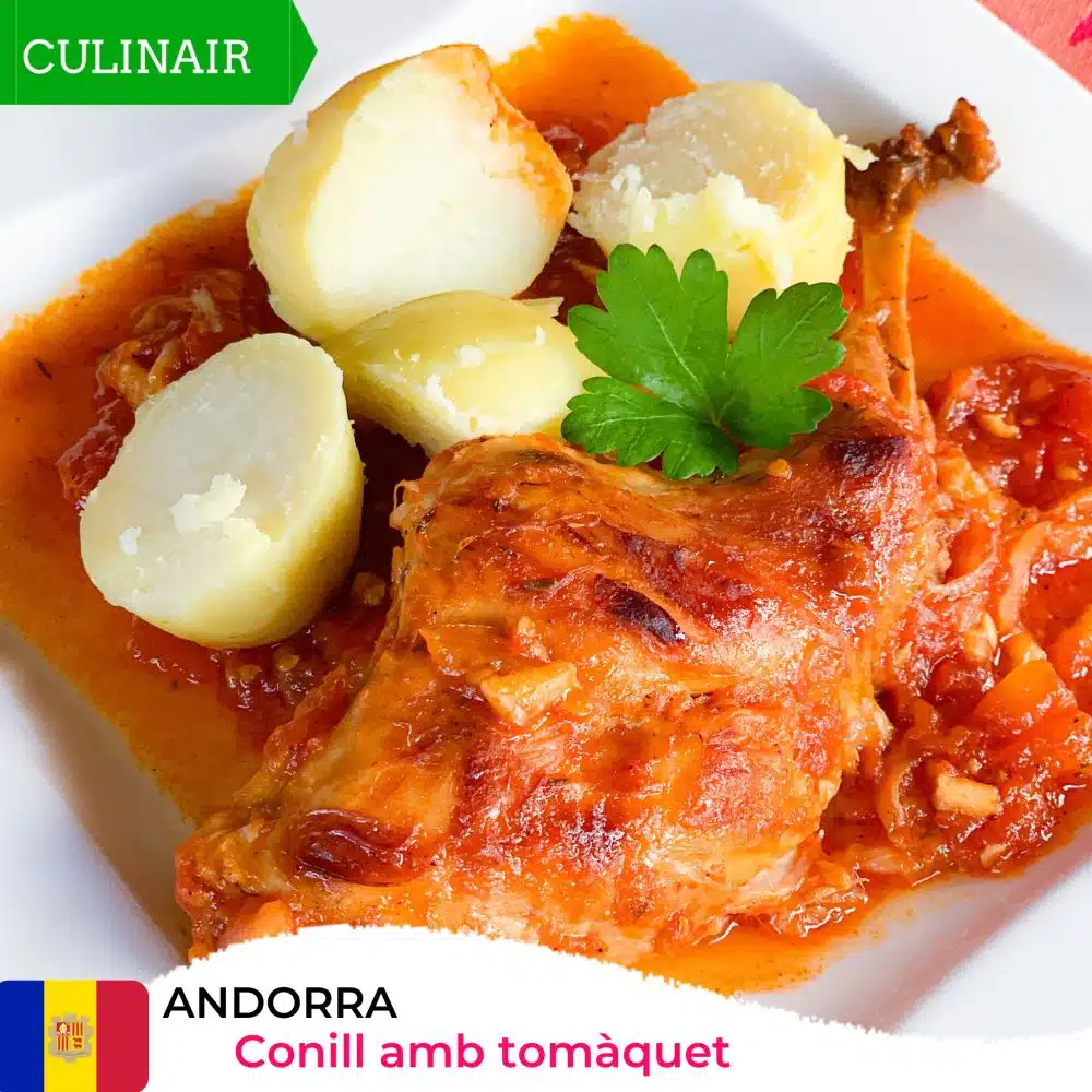 Andorra - Conill amb tomàquet - konijn in tomatensaus