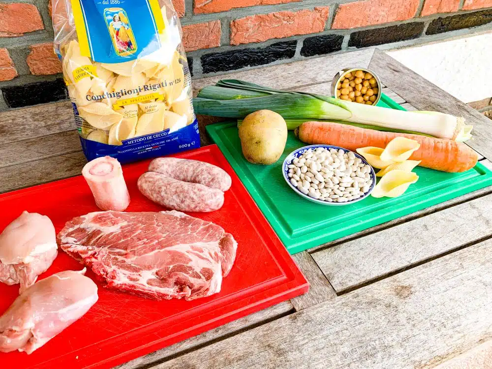 ingrediënten escudella i carn d'olla