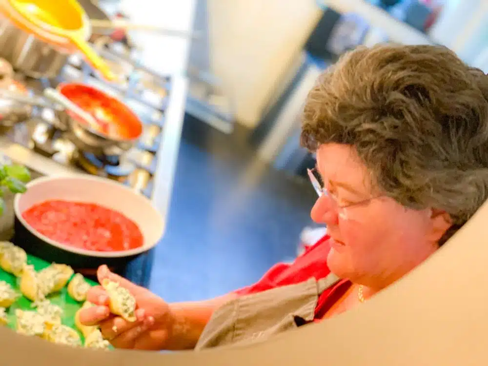 pastaschelpen vullen en variëren