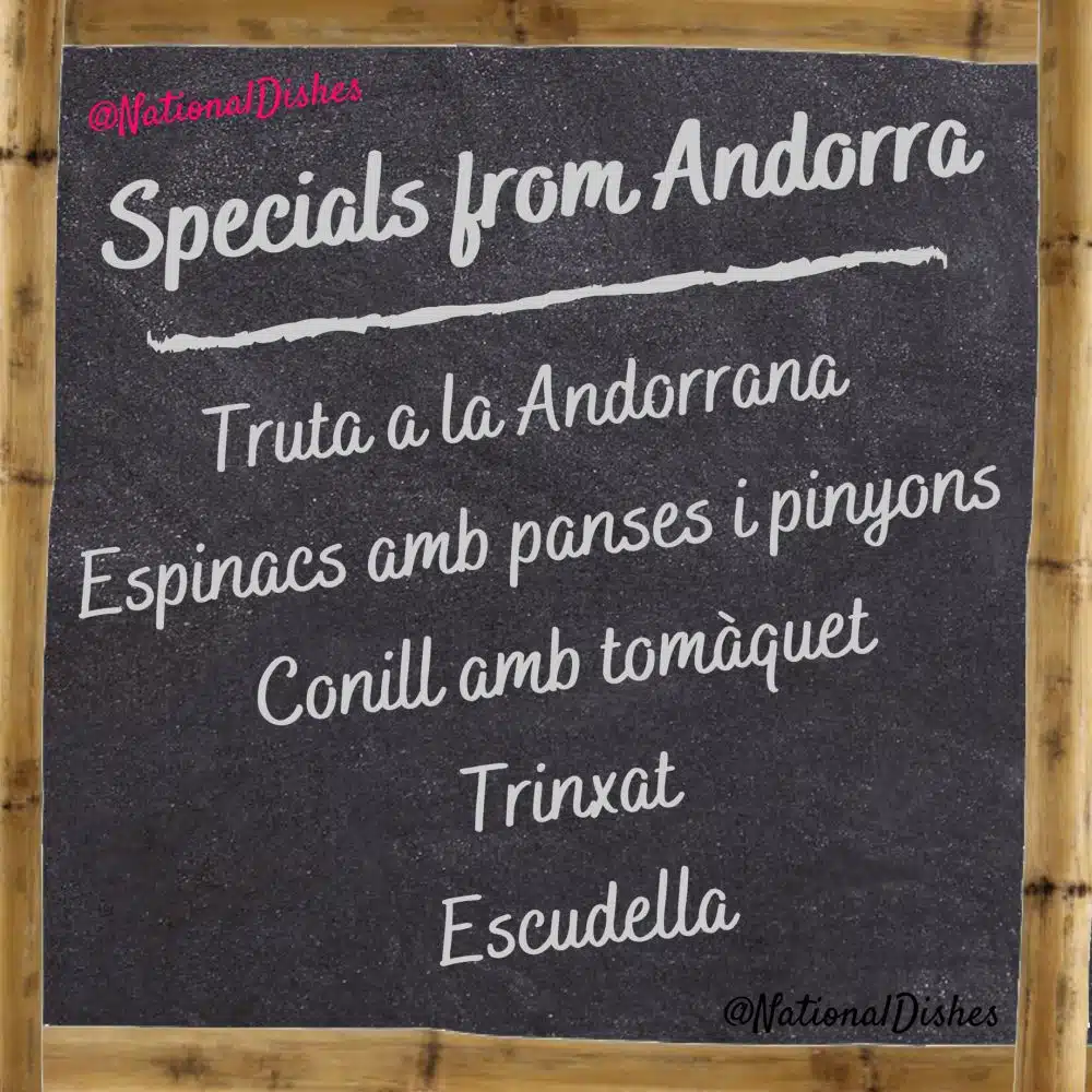 specials from Andorra