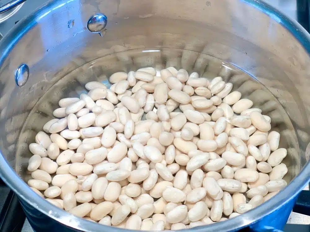 witte bonen weken