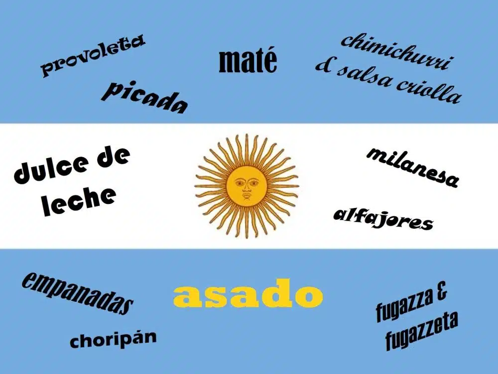 De keuken van Argentinië