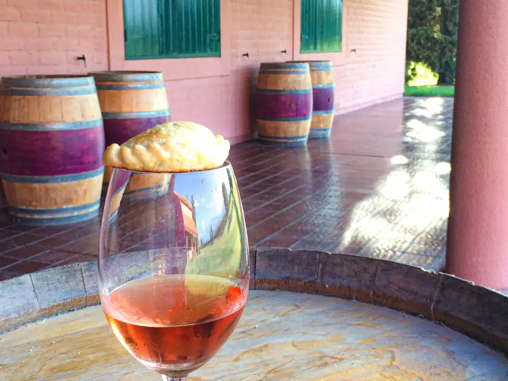 empanada en Argentijnse rosé