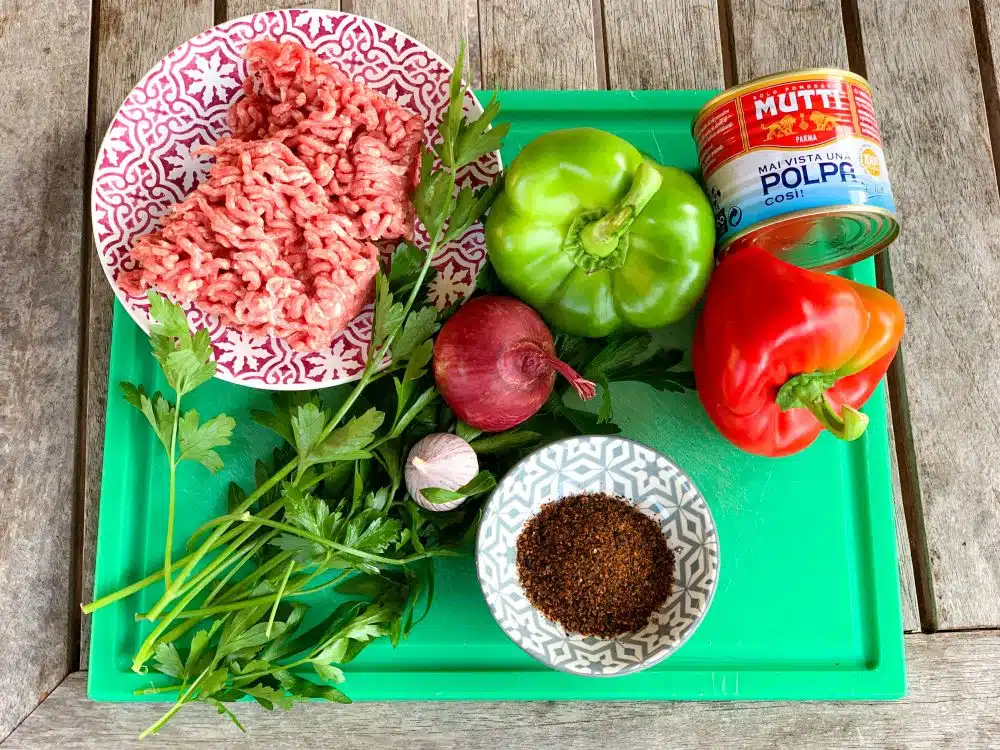 ingrediënten Armeense lahmajun