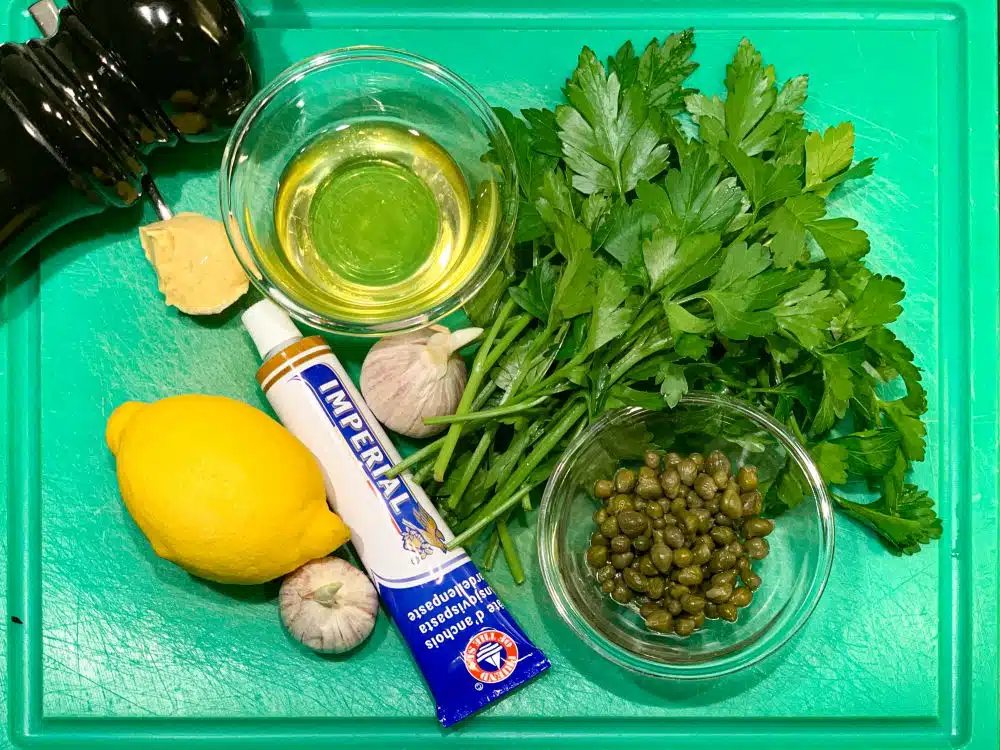 ingrediënten salsa verde