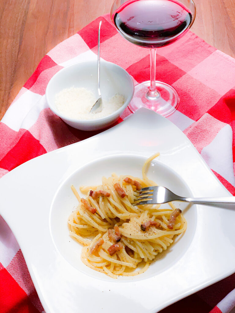 spaghetti carbonara - wijntips