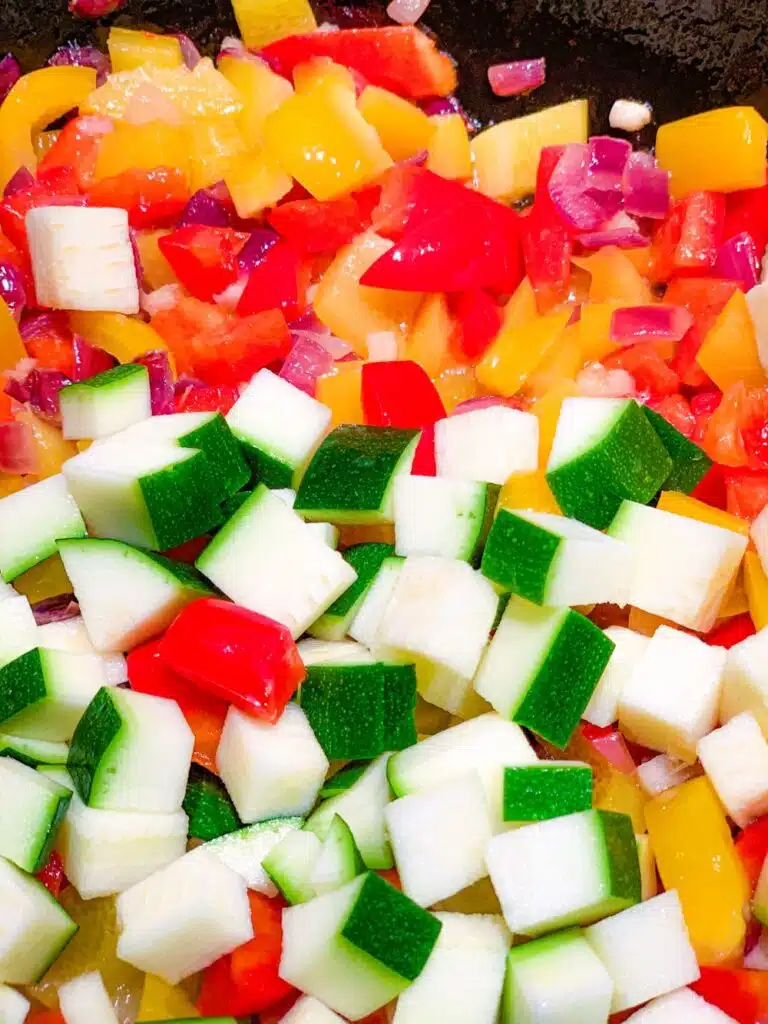 Spaanse pisto met courgette Spaanse pisto met courgette