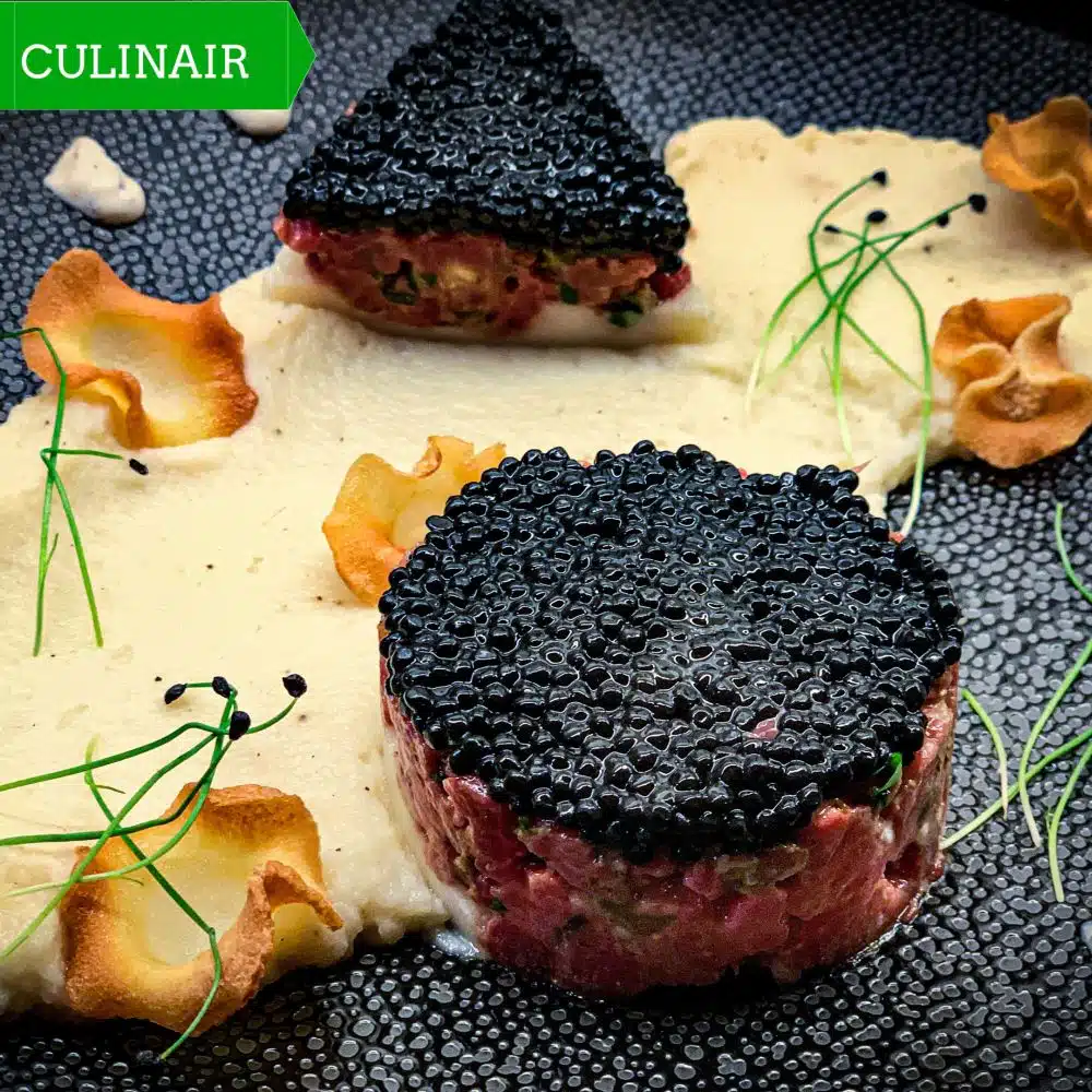 Steak tartaar de luxe met kaviaar