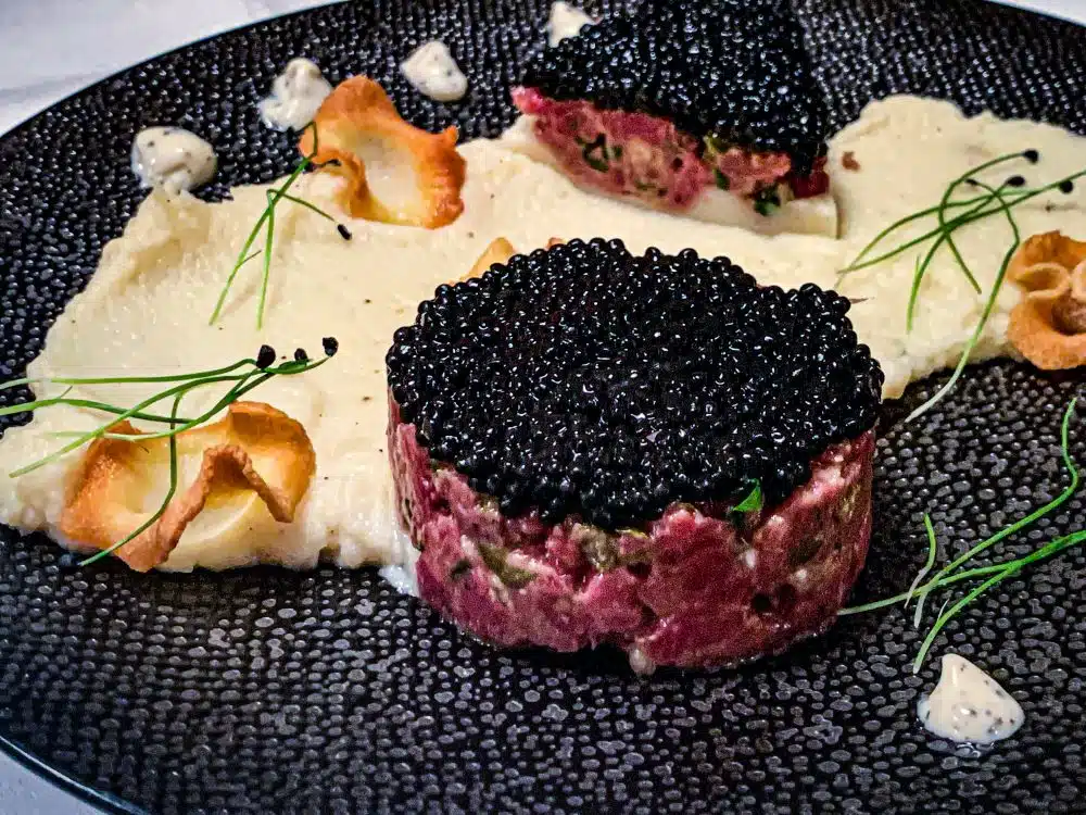 Steak tartaar met kaviaar