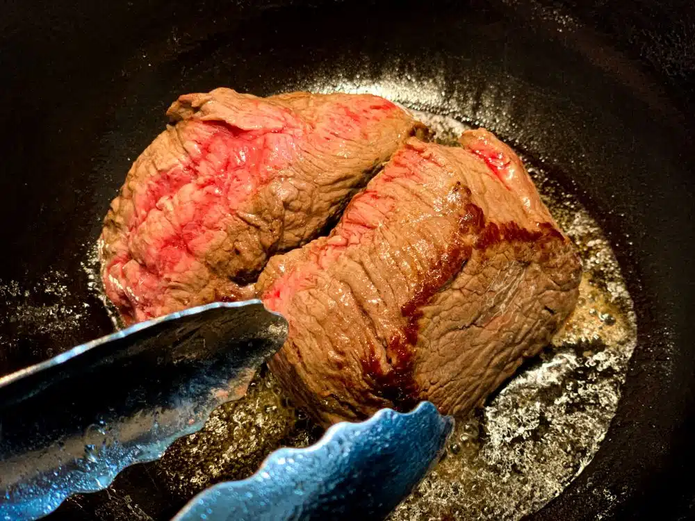 Beef tataki – kort aanbraden Beef tataki - kort aanbraden